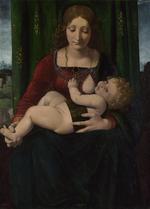 欧洲12-19世纪油画二_BOLTRAFFIO, Giovanni Antonio - Virgin and Child